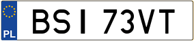 Truck License Plate